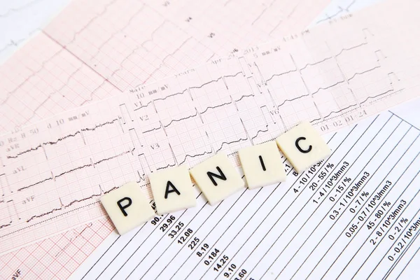 Panic from a heart attack — Stock Photo, Image