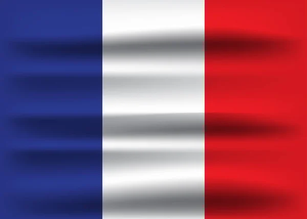 Frankreich Flagge Mit Kreativem Design Vektor Free Vector — Stockvektor