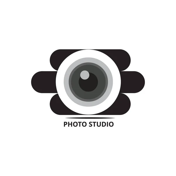 Logo Voor Fotostudio Free Vector — Stockvector