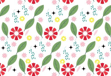 Klasik süs çiçekleri arka planı Serbest Vektör