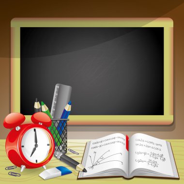 Okulun arka plan çizimi