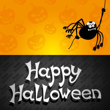 Mutlu Cadılar Bayramı illüstrasyon.