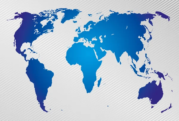 Ilustração do mapa mundial. — Vetor de Stock
