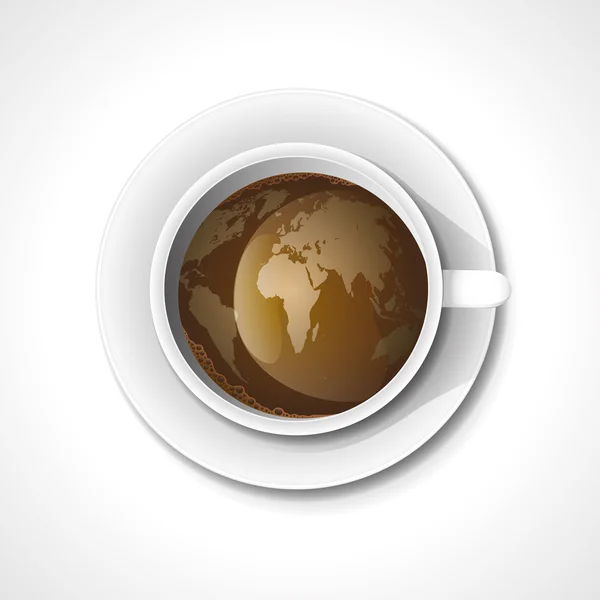 Vector. kopje koffie — Stockvector