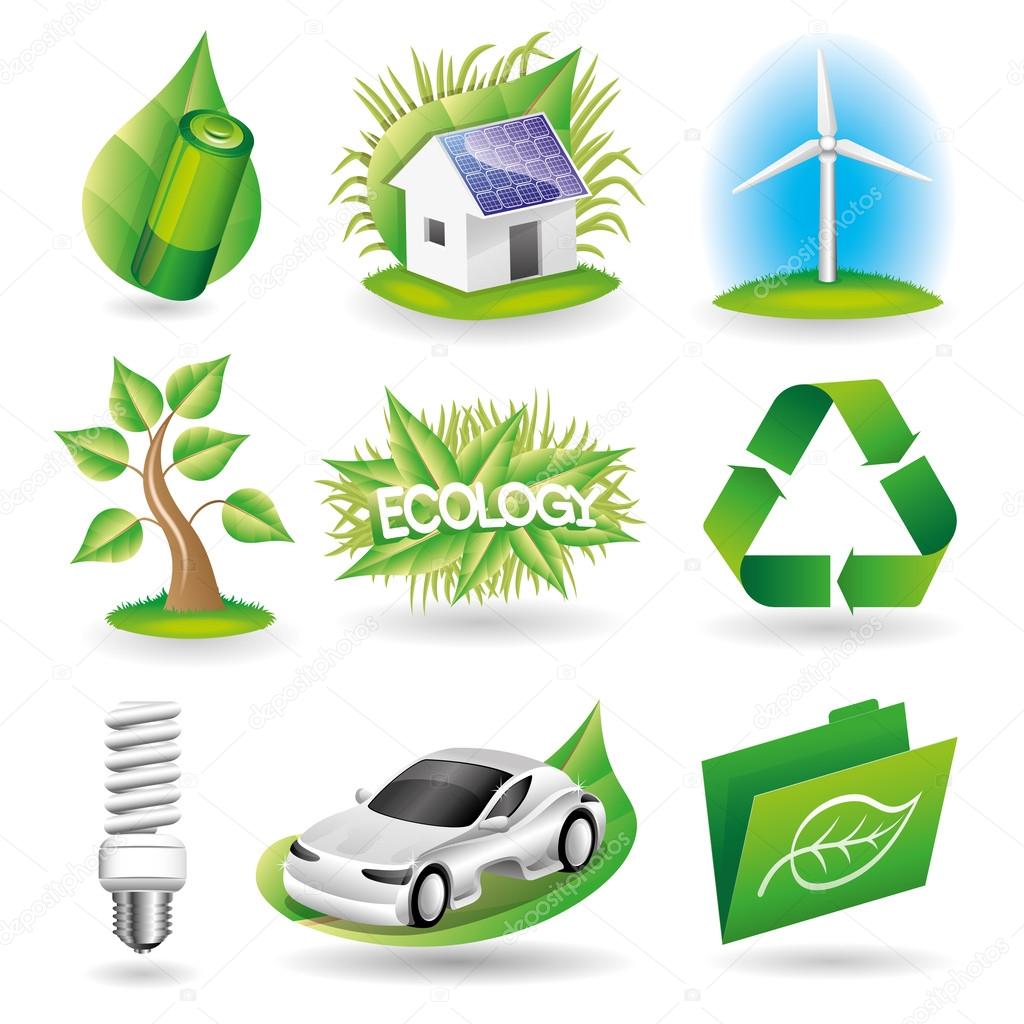 Vector ecology icons