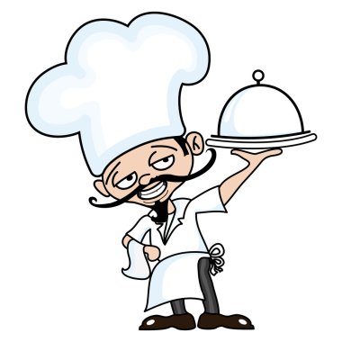 Beyaz arka plan üzerinde pişirmek.