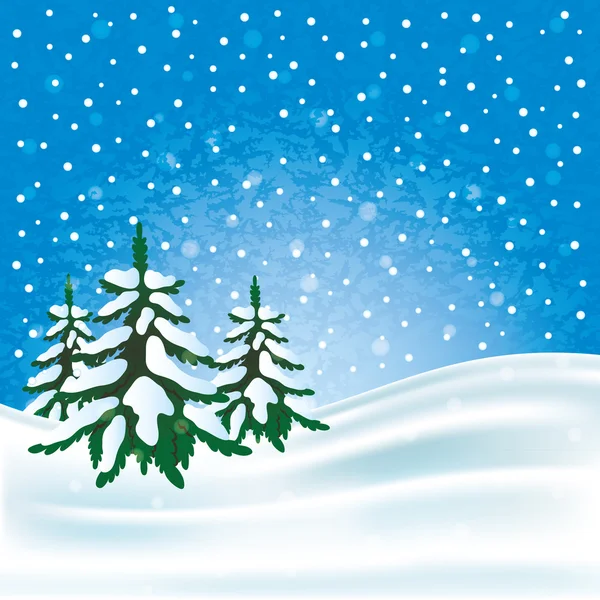 Winter background for your text. — Stock Vector
