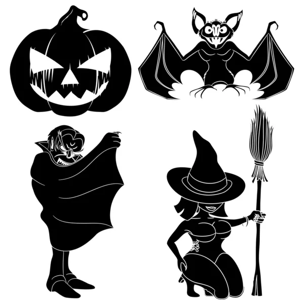 Halloween set. — Stock Vector