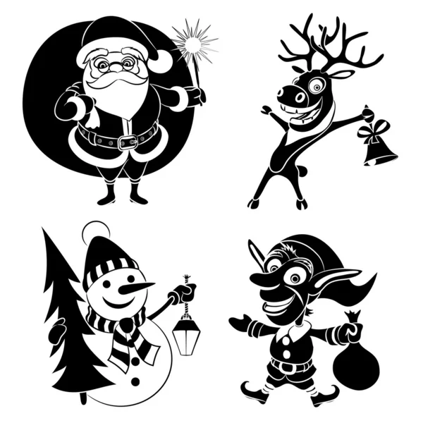 Christmas set. — Stock Vector