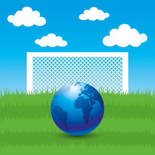 Illustration vectorielle. Football . — Image vectorielle