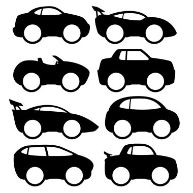 vektör kümesi. Araba simgeler.