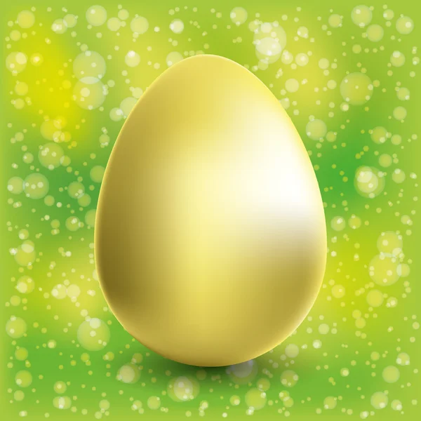 Illustrazione vettoriale. Uovo d'oro . — Vettoriale Stock