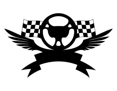 vektör bir işaret. direksiyon simidi.