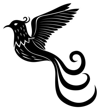 vektör bir işaret. kuş.