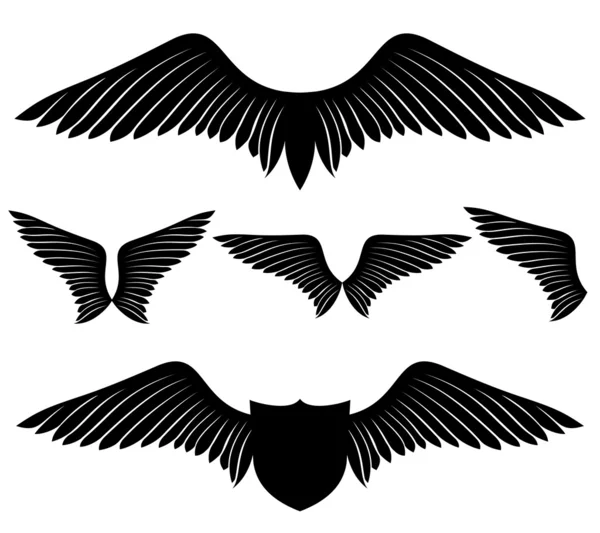 Vector set. Wings. — Wektor stockowy