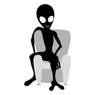 vektör bir işaret. Dünya dışı.