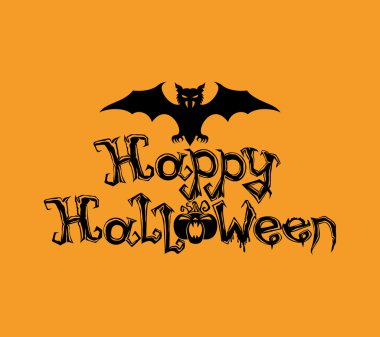 Mutlu Cadılar Bayramı tabelası.