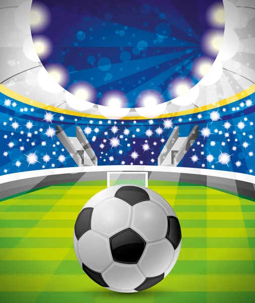 Vector illustration. Football. — Stock Vector