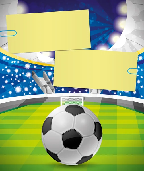 Vector banner. Football. — Stock Vector