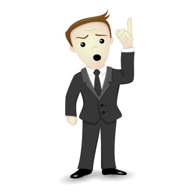 vektör çizim. iş adamı.