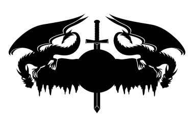 ejderha ve kılıç.