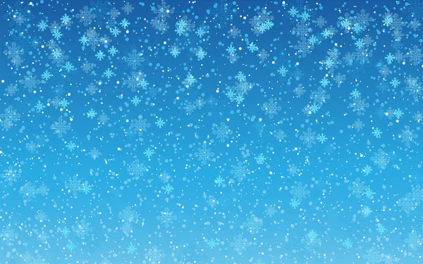 Fundo Inverno Com Neve Fundo Azul Ilustração De Stock