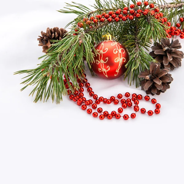 Christmas decoration with copy space — Stock Photo, Image