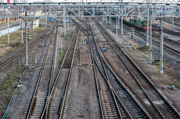 Järnvägsstation — Stockfoto