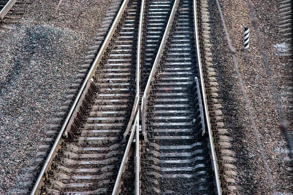 Järnvägsspår — Stockfoto