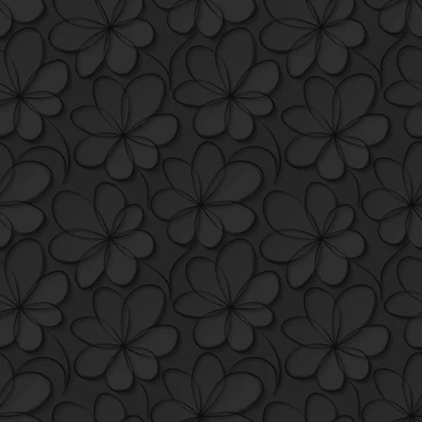 Fondo floral sin costuras — Vector de stock