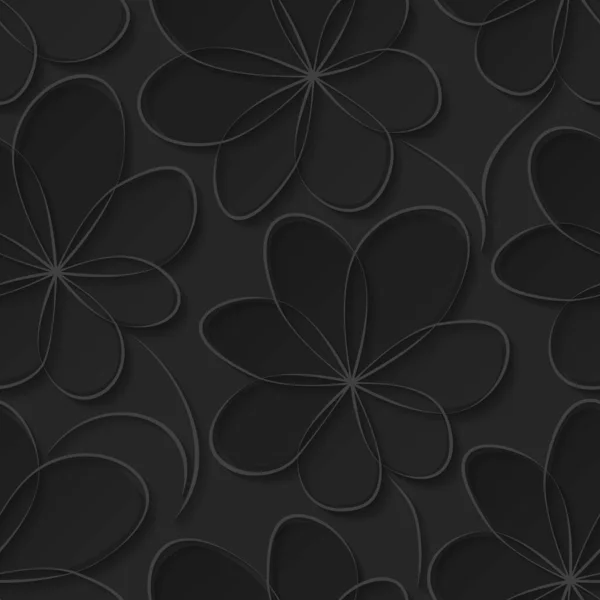 Fond floral sans couture — Image vectorielle