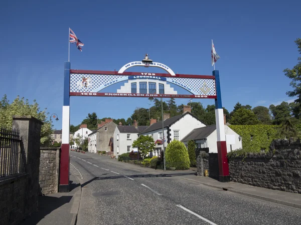 Orange arch louhall north ireland — Stock Photo, Image