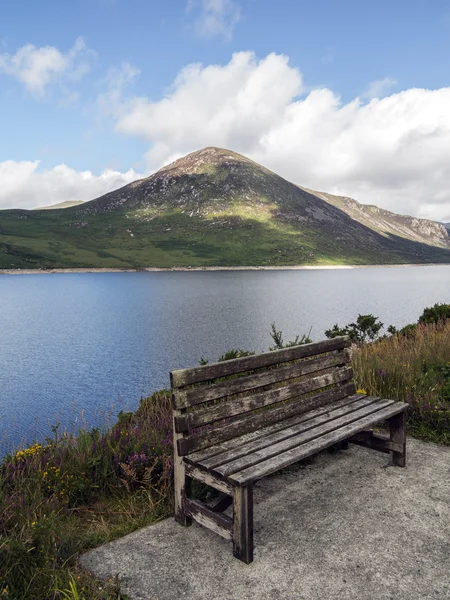 Silent valley bench — Stock Photo, Image