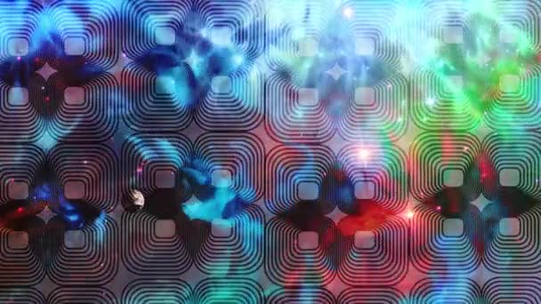 Bewegliches Muster Feiner Linien Motion Energy Loop Videohintergrund Animierter Hintergrund — Stockvideo