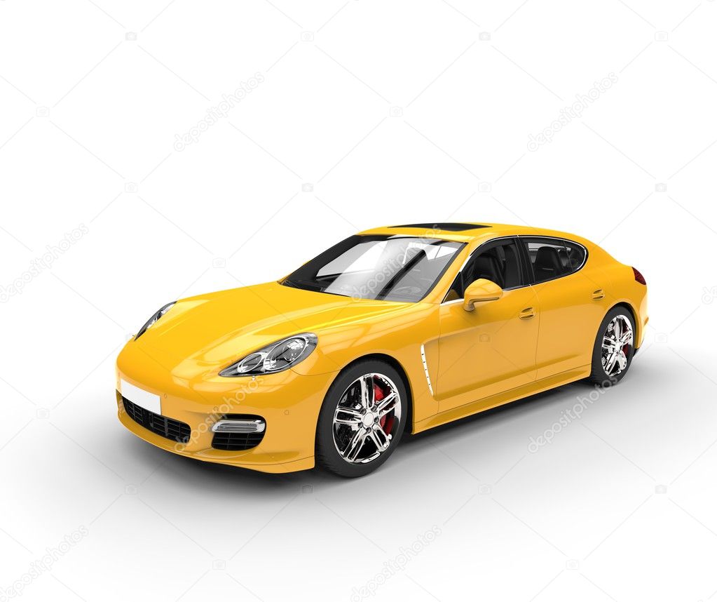 Cool Car White Background