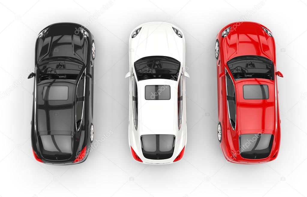 Cars Top View