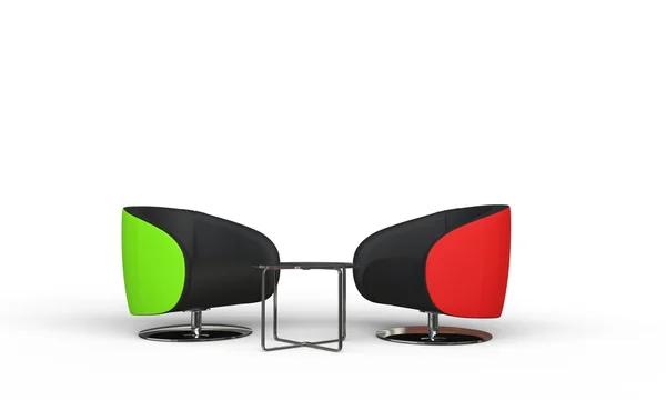 Dos sillones modernos — Foto de Stock