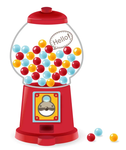 Gumball Machine — Stockvector