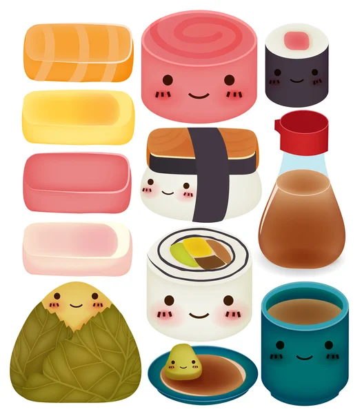 Collection Sushi — Image vectorielle