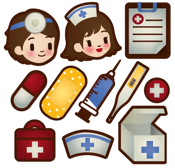 Icono Médico y Sanitario — Vector de stock