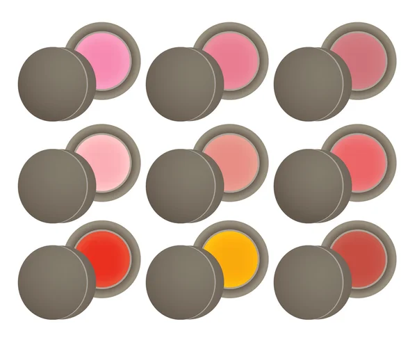Collection d'icônes de maquillage chic — Image vectorielle