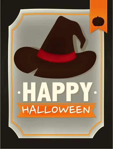 Feliz tarjeta de Halloween — Archivo Imágenes Vectoriales