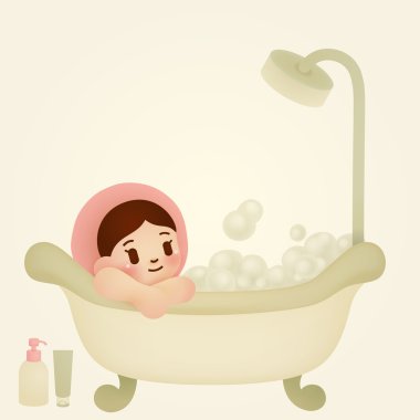 güzel kız ile Cilt Bakımı ve makyaj  