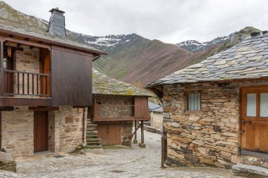 Penalba de Santiago, Leon, Castilla y Leon, Spain. Typical village in the mountains in Spain