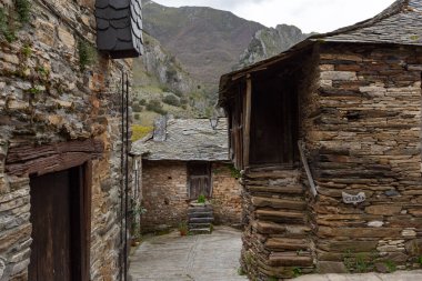 Penalba de Santiago, Leon, Castilla y Leon, Spain. Typical village in the mountains in Spain