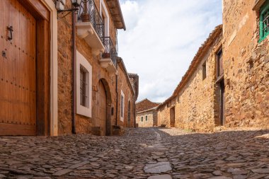 Castrillo de los Polvazares. Medieval town in Spain. Province of Leon, Castile and Leon