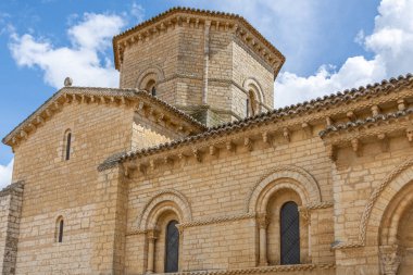 Fromista, Palencia 'daki San Martin de Tours Roma Kilisesi, Castilla y Leon, İspanya