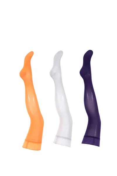Farklı Venöz dis tedavisi için renkli kompresyon çorapları — Stockfoto