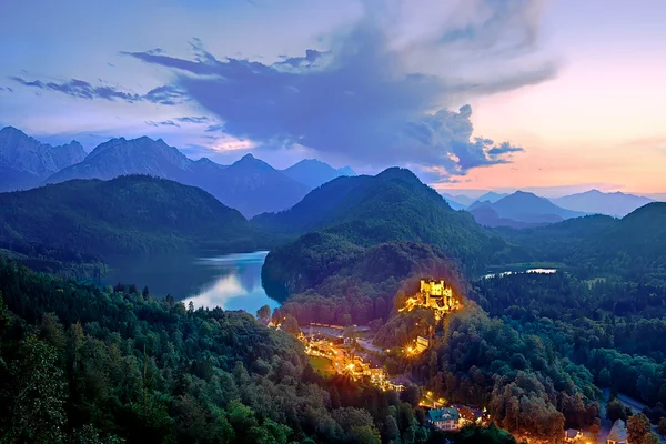 Castello Hohenschwangau, Baviera, Germania. — Foto Stock