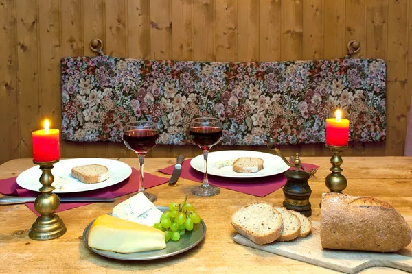 Romantic Dinner Setting. — Stock Photo, Image